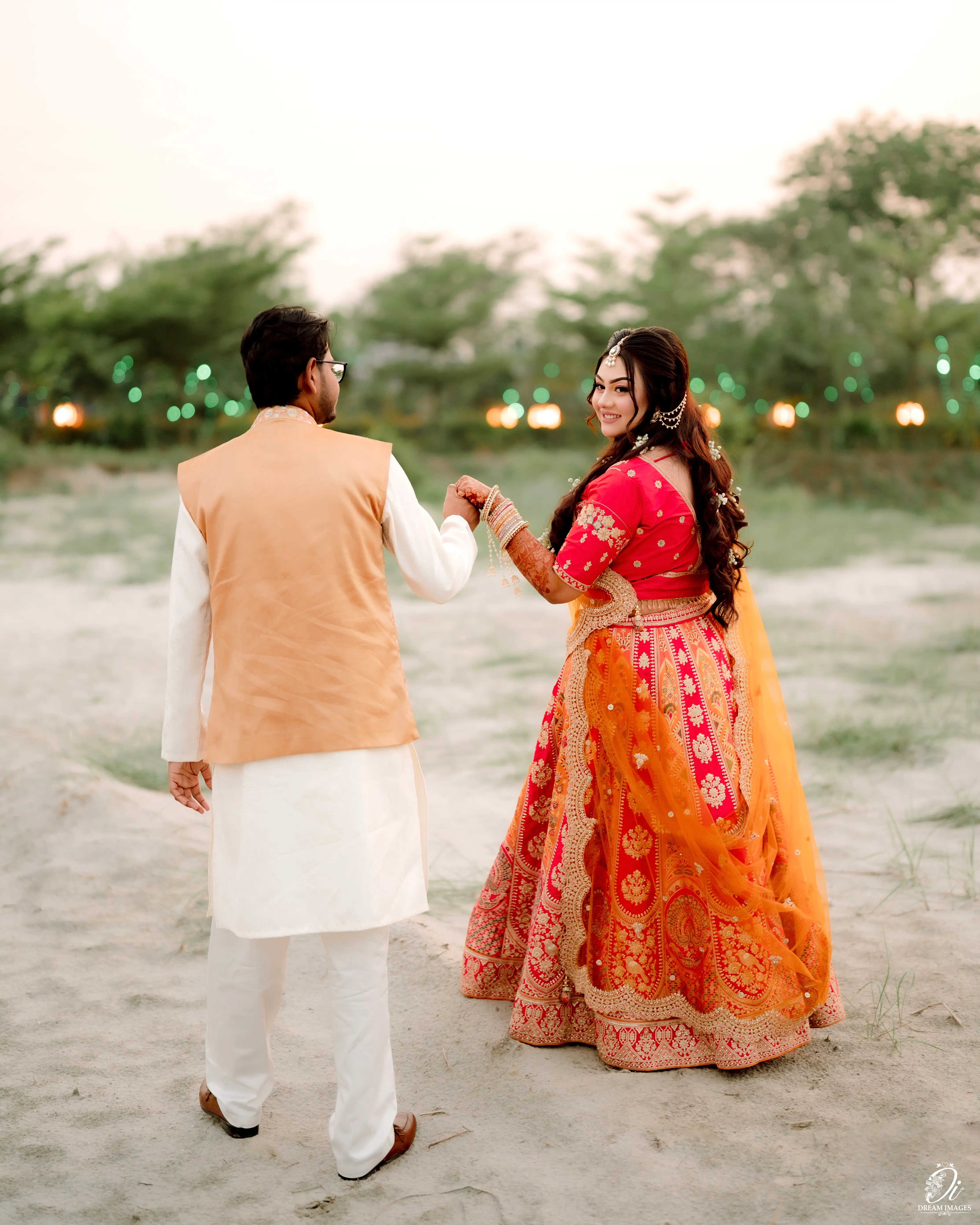 Lamha and Fuad, candid portrait