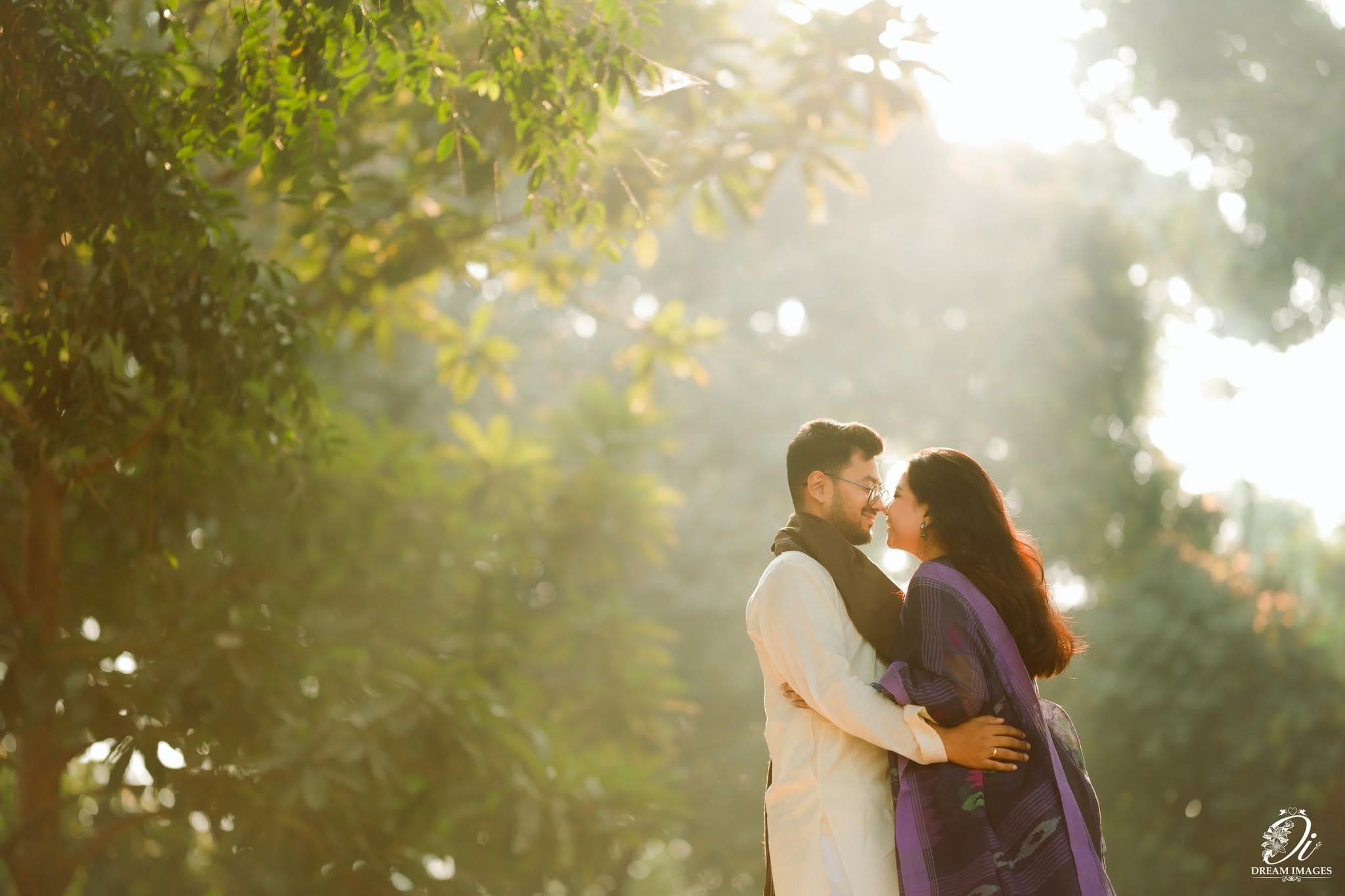 Rajan and Mourita, candid portrait