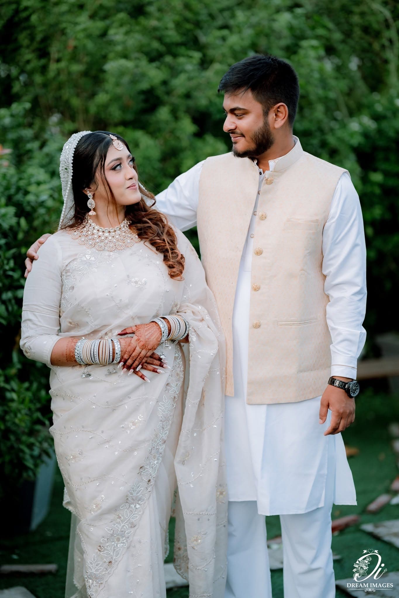 Sama and Tonmoy, candid moment